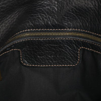 Fay Handtasche aus Leder in Schwarz