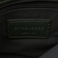 Strenesse Shoulder bag Leather in Green