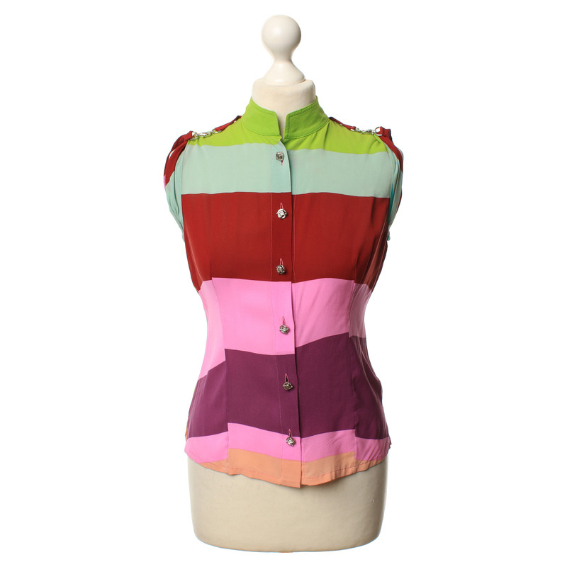 Gianni Versace Sleeveless blouse in color