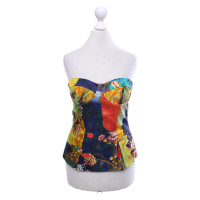 Strenesse Blouse and corsage in multi-color