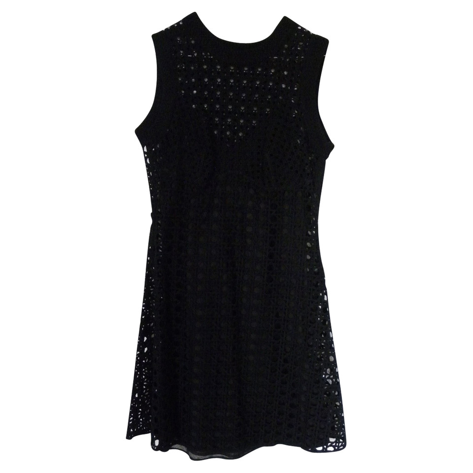 Ermanno Scervino Kleid aus Baumwolle in Schwarz