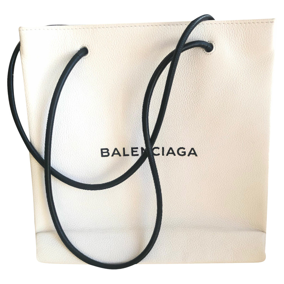 Balenciaga North South Shopping Bag en Cuir