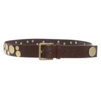 Chanel Leather belt with metal details
