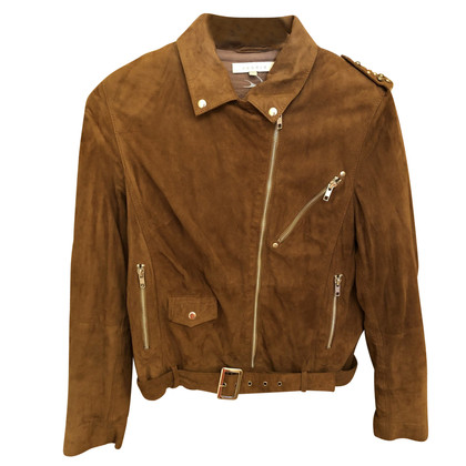 Sandro Jacket/Coat Leather in Ochre