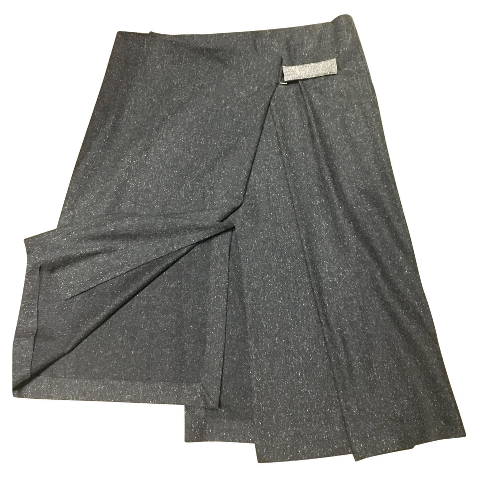 Brunello Cucinelli Rok Wol in Wit