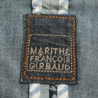 Marithé Et Francois Girbaud Denim jacket with a floral pattern