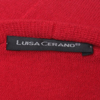 Luisa Cerano maglione maglia in rosso