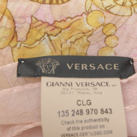 Versace Sciarpa di seta con motivo stampato