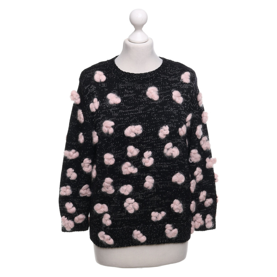 Chloé Sweater in zwart / roos
