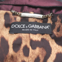 Dolce & Gabbana Cappotto bordeaux