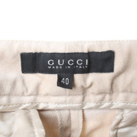 Gucci Velvet pants in beige