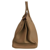 Hermès Birkin Bag 40 aus Leder in Beige
