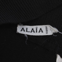 Alaïa Rock aus Wolle in Schwarz