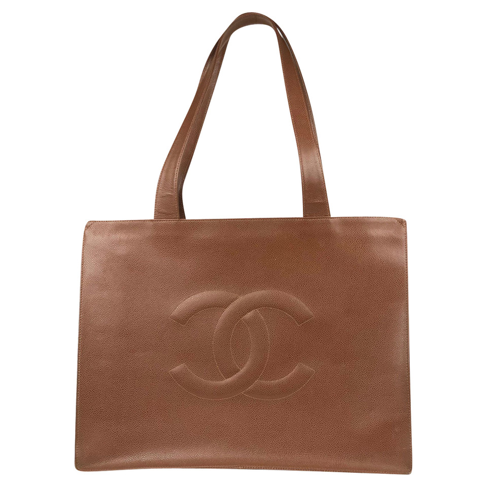 Chanel Tote bag Leather in Brown