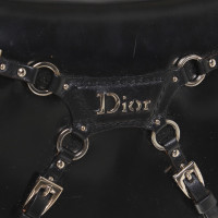 Christian Dior Schoudertas in zwart