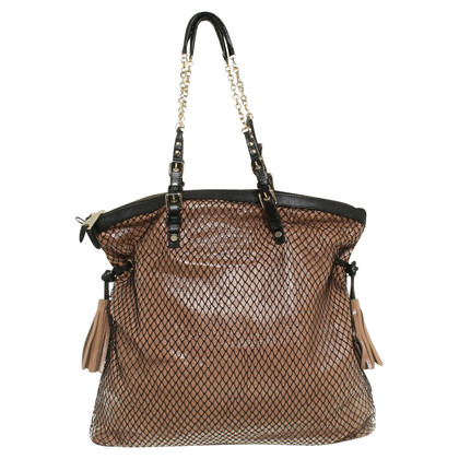 Schumacher Tote bag Patent leather in Nude