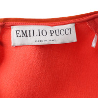 Emilio Pucci Kleid aus Wolle in Orange