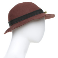 Jil Sander Felt hat in reddish brown