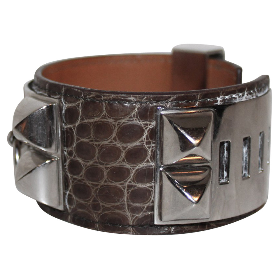 Hermès Armband "Collier de Chien Alligatorenleder" 