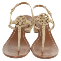 Tory Burch Sandals Leather in Beige