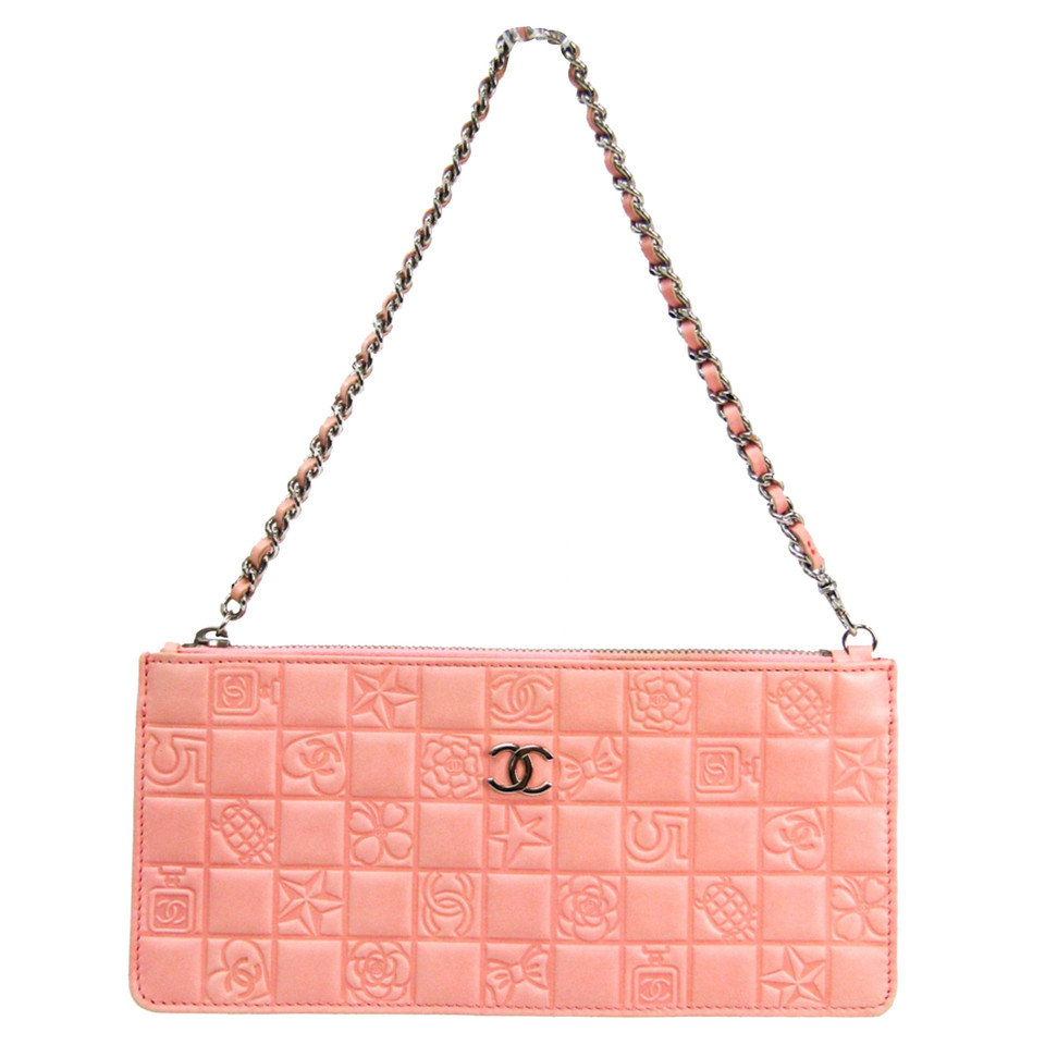 Chanel Handtasche aus Leder in Rosa / Pink
