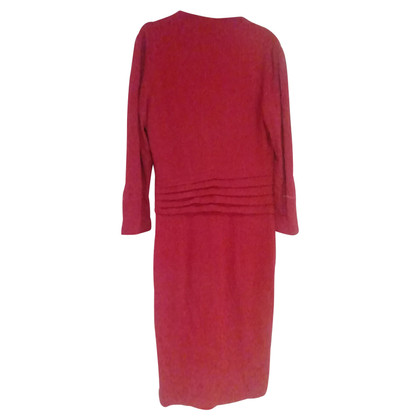 Luisa Spagnoli Kleid aus Viskose in Rot