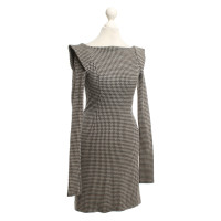 French Connection Jurk met houndstooth patroon