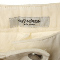 Yves Saint Laurent Jeans in white