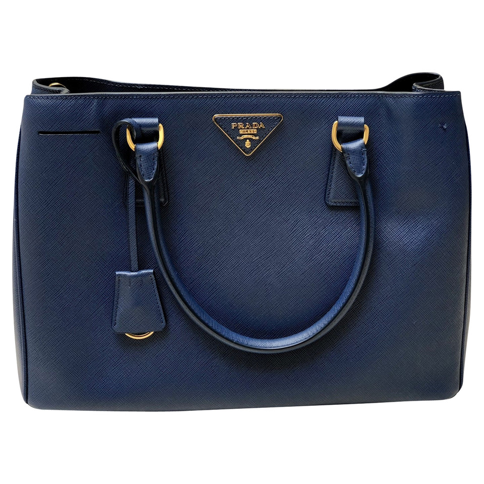 Prada Handbag Leather in Blue