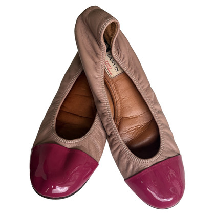 Lanvin Slippers/Ballerinas Leather in Pink