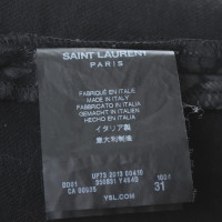 Saint Laurent Jeans mit Leoparden-Print