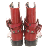 Marc Cain Ankle boots in Red