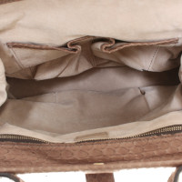 Zagliani Handtasche aus Leder in Ocker