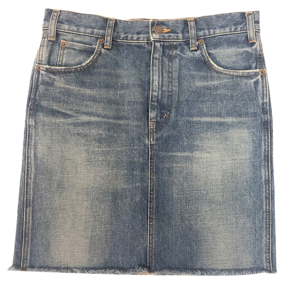 Céline Skirt Jeans fabric in Blue