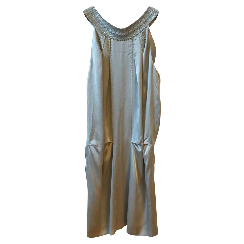 Alberta Ferretti Kleid aus Seide in Grau