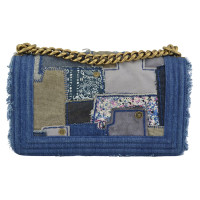 Chanel Denim Patchwork Boy Überschlagtasche