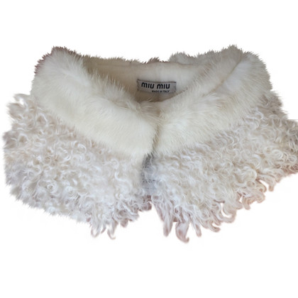 Miu Miu Accessory Fur in White