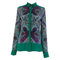 Versace Camicia multicolore di seta Versace