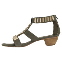 Kennel & Schmenger Sandals Suede in Olive