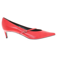 Laurèl pumps en rouge