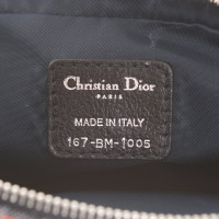 Christian Dior Täschchen/Portemonnaie aus Jeansstoff in Blau