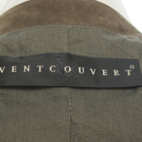 Vent Couvert Jacket/Coat Suede in Olive