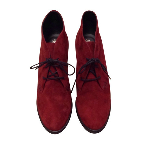 TOD'S Women's Rote Stiefeletten Size: EU 37 | Second Hand