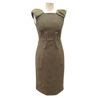 Dorothee Schumacher Sheath dress by Schumacher with Rhinestone in olive green