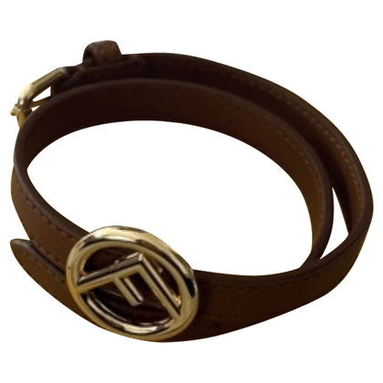 Fendi Bracelet/Wristband Leather in Brown