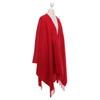 Moschino Poncho in het rood