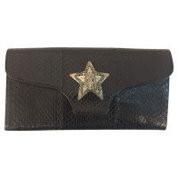 Philipp Plein pelle di pitone clutch