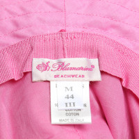 Blumarine Hoed/Muts Katoen in Roze