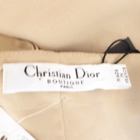 Christian Dior Seodenkleid avec des sections pliées