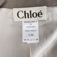 Chloé Jacke/Mantel aus Wolle in Taupe